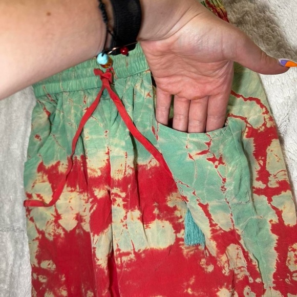 FINAL CHANCE Gypsy 05 Vintage 100% Silk Pants - Picture 6 of 14